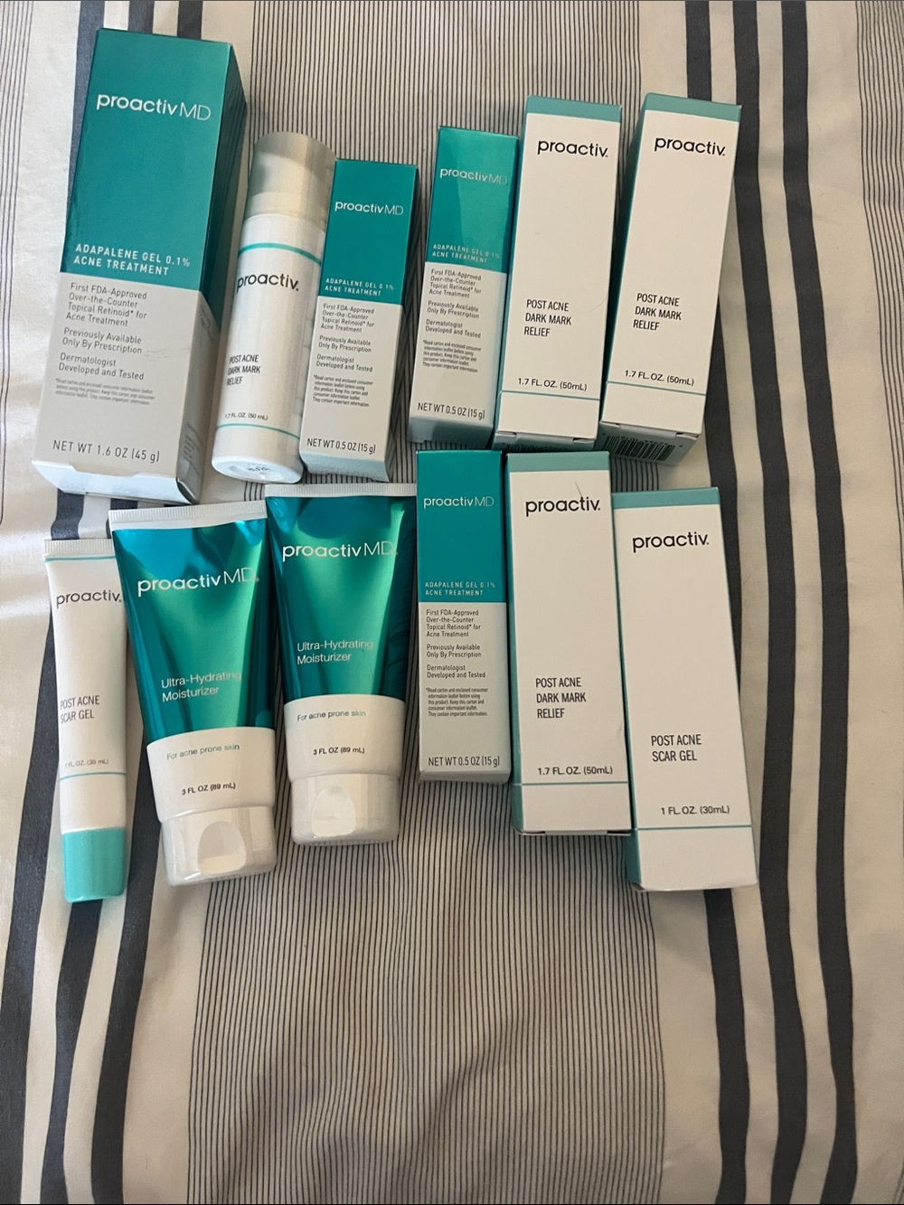 ProactivMD Skincare Acne Treatment Set in Teal and White